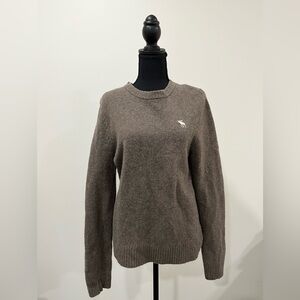 Abercrombie and Fitch, cashmere blend, crewneck sweater.